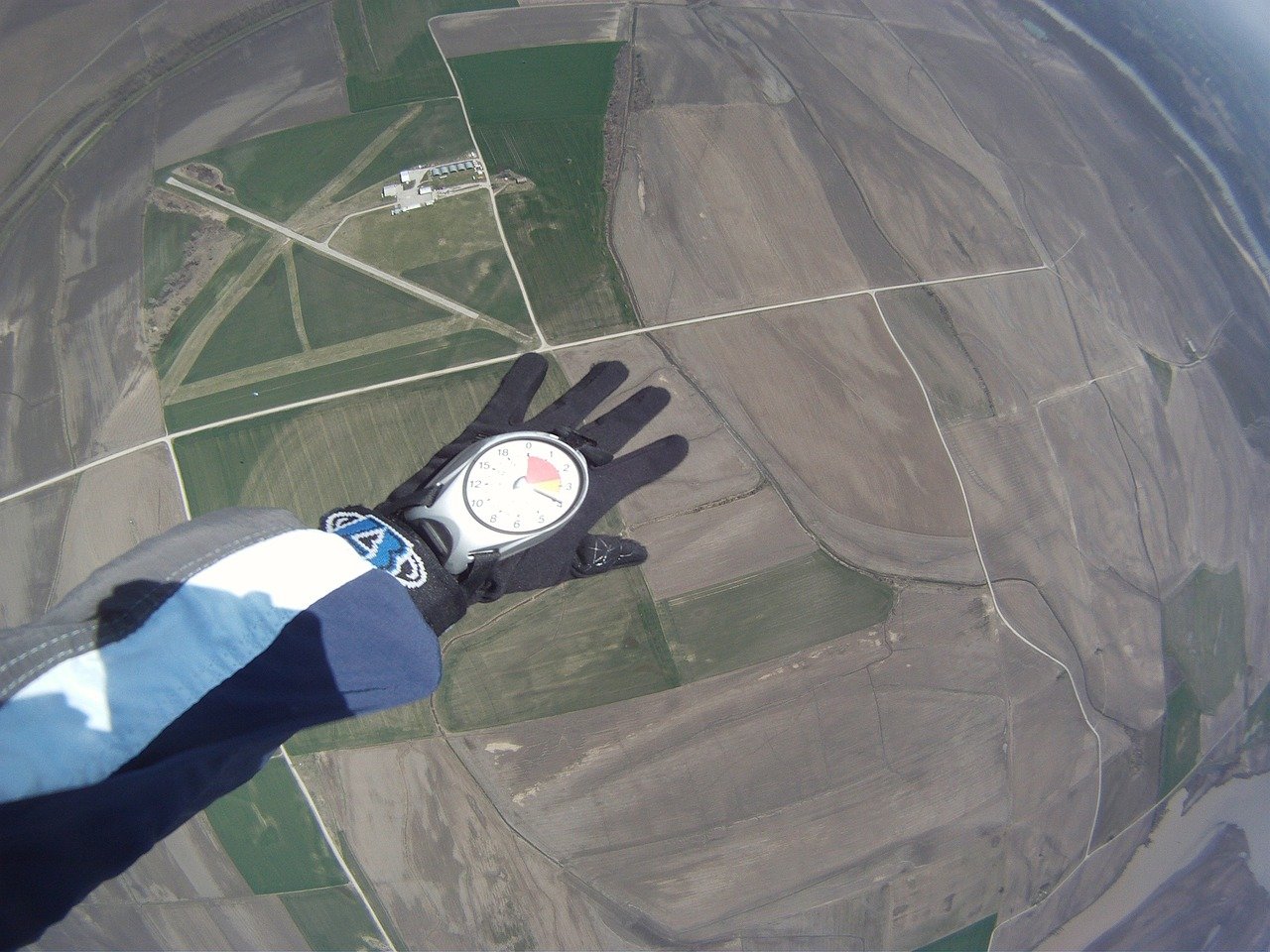 A skydiver in freefall, illustrating the cross-training discussion in this post